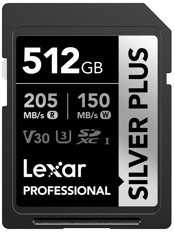 Lexar SDXC Professional SILVER Plus 1066x UHS-I/U3/A2/4K R205/W150 (V30) 512GB - 2
