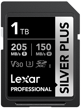 Lexar SDXC Professional SILVER Plus 1066x UHS-I/U3/A2/4K R205/W150 (V30) 1TB