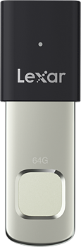 Lexar JumpDrive Fingerprint F35pro USB 3.2 Gen1, up to R300/W60, 64GB
