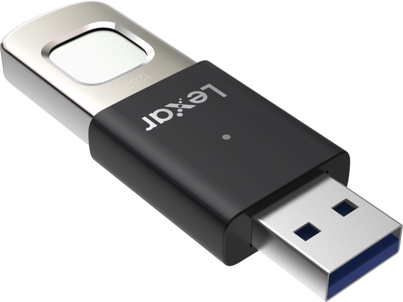 Lexar JumpDrive Fingerprint F35pro USB 3.2 Gen1, up to R300/W350, 128GB - 4