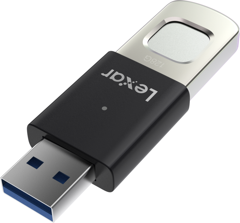 Lexar JumpDrive Fingerprint F35pro USB 3.2 Gen1, up to R300/W350, 128GB - 3
