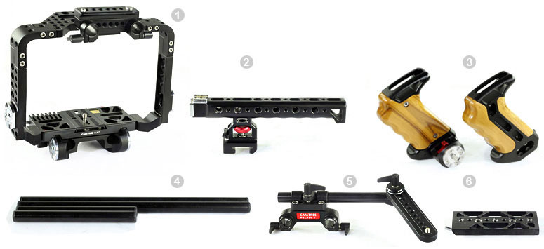 Black Magic Cinema Cage Pro Rig - 7