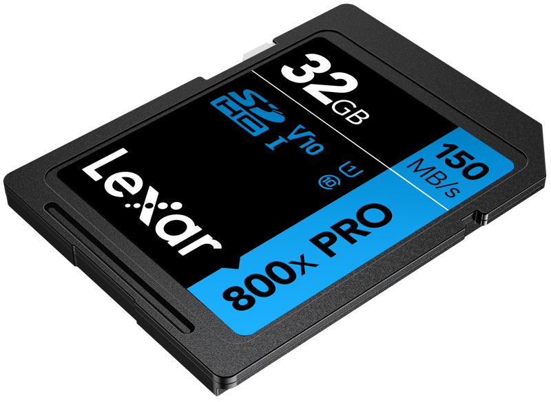Lexar SDHC 800x Pro UHS-I cards, C10 (V10) U1, R150, 32GB - 4