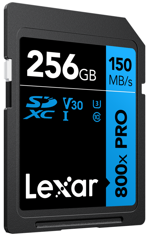 Lexar SDXC 800x Pro UHS-I cards, C10 (V30) U3, R150/W45, 256GB – för filmskapare - 3