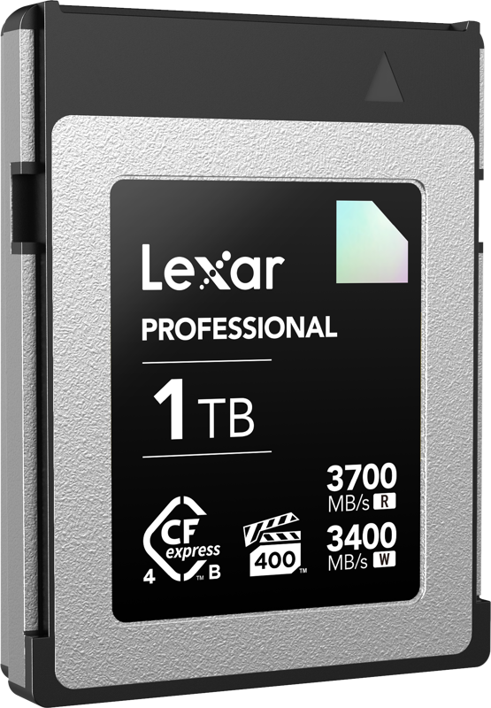 Lexar CFexpress 4.0 Pro Diamond R3700/W3400 (VPG400) 1TB - 3