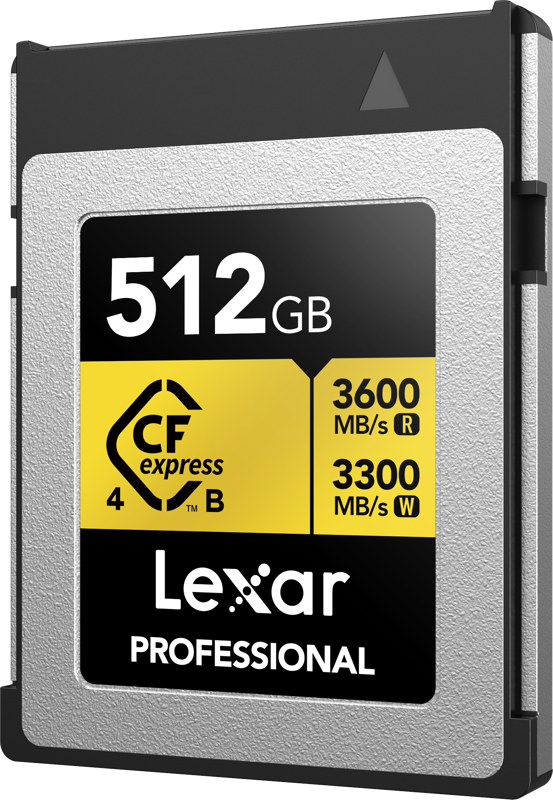 Lexar CFexpress 4.0 Pro Gold R3600/W3300 512GB – för filmskapare - 2