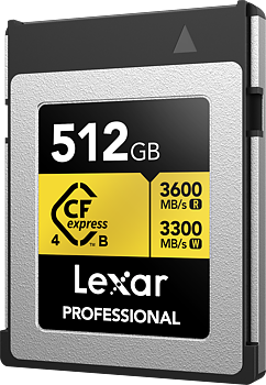 Lexar CFexpress 4.0 Pro Gold R3600/W3300 512GB