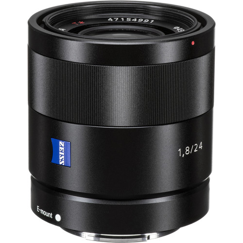 SONY Sonnar T* E 24mm F1.8 ZA With UV- Filter E-mount Lens- Used