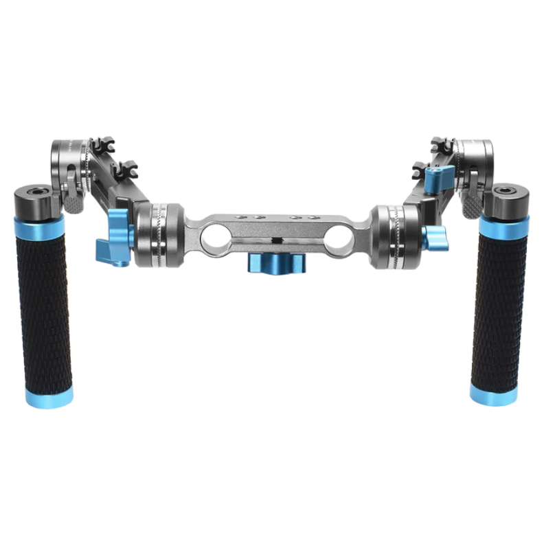 Kondor Blue Rosette Arms, Grips, And Clamp Bundle - 3
