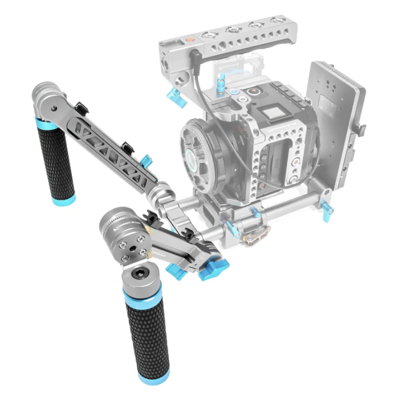 Kondor Blue Rosette Arms, Grips, And Clamp Bundle - 4