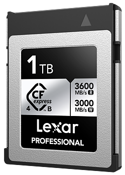 Lexar CFexpress 4.0 Pro Silver, R3600/W3300 1TB