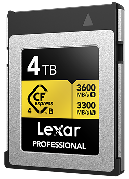 Lexar CFexpress 4.0 Pro Gold R3600/W3300 4TB