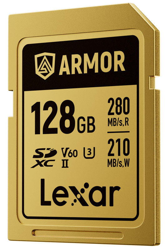 Lexar SDXC ARMOR Gold UHS-II U3, Stainless Steel, IP68 R280/W210 (V60) 128GB - 2