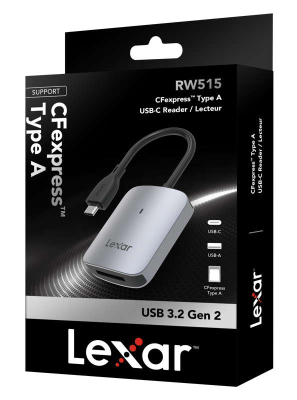 Lexar Cardreader CFexpress Type A (LRW515U)  USB 3.2 Gen 2 / USB-C Reader – för filmskapare - 9