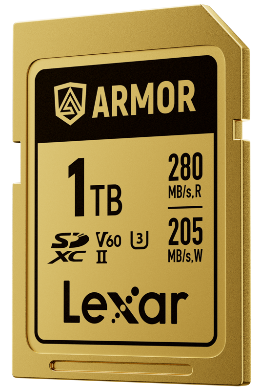 Lexar SDXC ARMOR Gold UHS-II U3, Stainless Steel, IP68 R280/W210 (V60) 1TB - 2