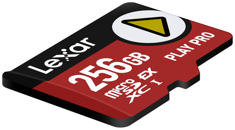Lexar microSDXC Express PLAY Pro Express 7.1, R900/W600 C10 U3 UHS-I (V30) 256GB - 4