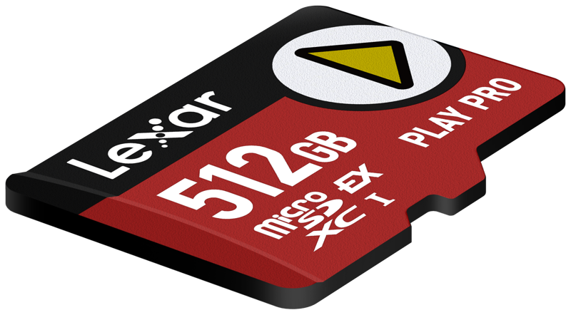 Lexar microSDXC Express PLAY Pro Express 7.1, R900/W600 C10 U3 UHS-I (V30) 512GB - 4