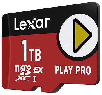 Lexar microSDXC Express PLAY Pro Express 7.1, R900/W600 C10 U3 UHS-I (V30) 1TB