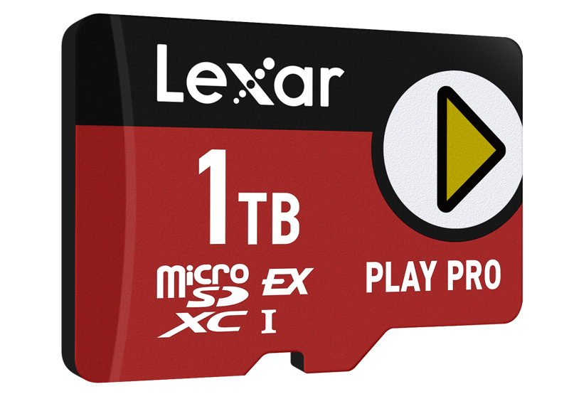 Lexar microSDXC Express PLAY Pro Express 7.1, R900/W600 C10 U3 UHS-I (V30) 1TB – för filmskapare - 3