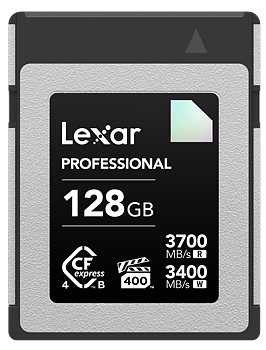 Lexar CFexpress 4.0 Pro Diamond R3700/W3400 (VPG400) 128GB