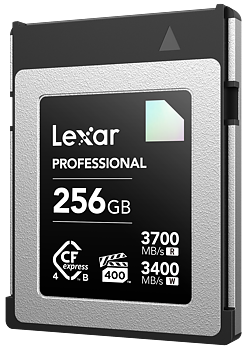 Lexar CFexpress 4.0 Pro Diamond R3700/W3400 (VPG400) 256GB