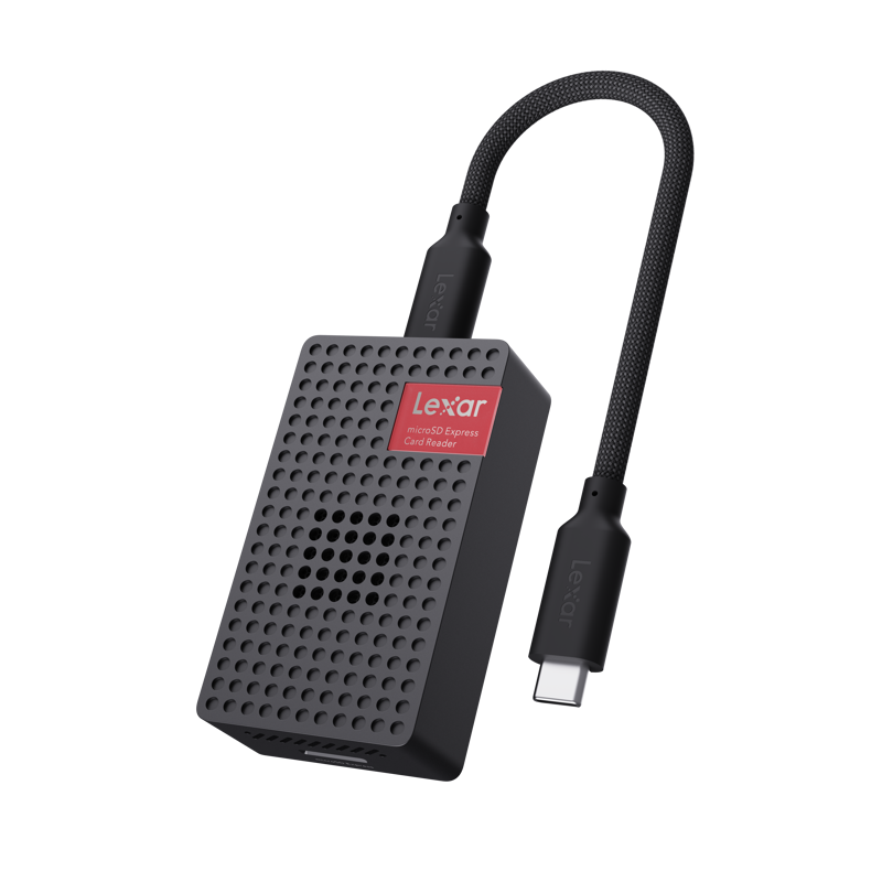 Lexar Cardreader microSDXC Express, compatib w./microSD UHS-I, R900MB/s w./built-in fan (USB3 – för filmskapare - 5