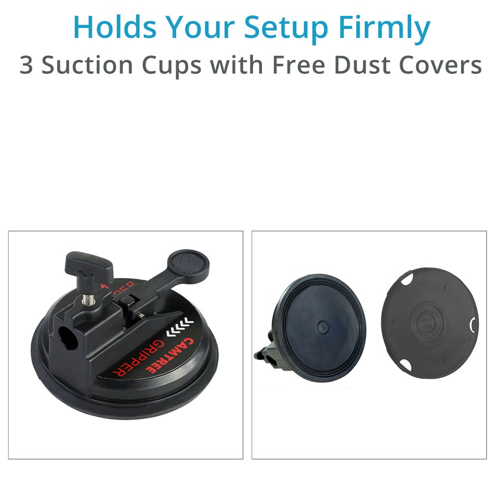 Camtree Gripper G-10 Car Suction Mount - 6