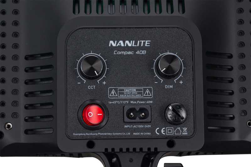Nanlite COMPAC 40B BI-COLOR LED PHOTO LIGHT - 8