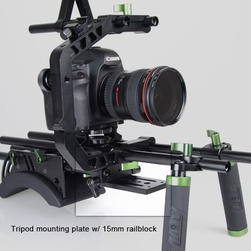 Tripod mounting plate /15mm railblock - 4