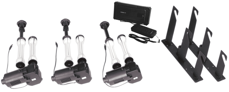 Nanlite 3-axle background support elevator kit - 2