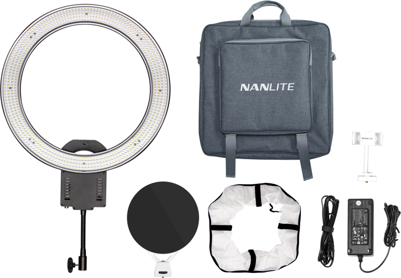 Nanlite Halo19 LED Ring Light with carrying case - 10