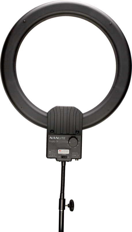 Nanlite Halo19 LED Ring Light with carrying case - 3