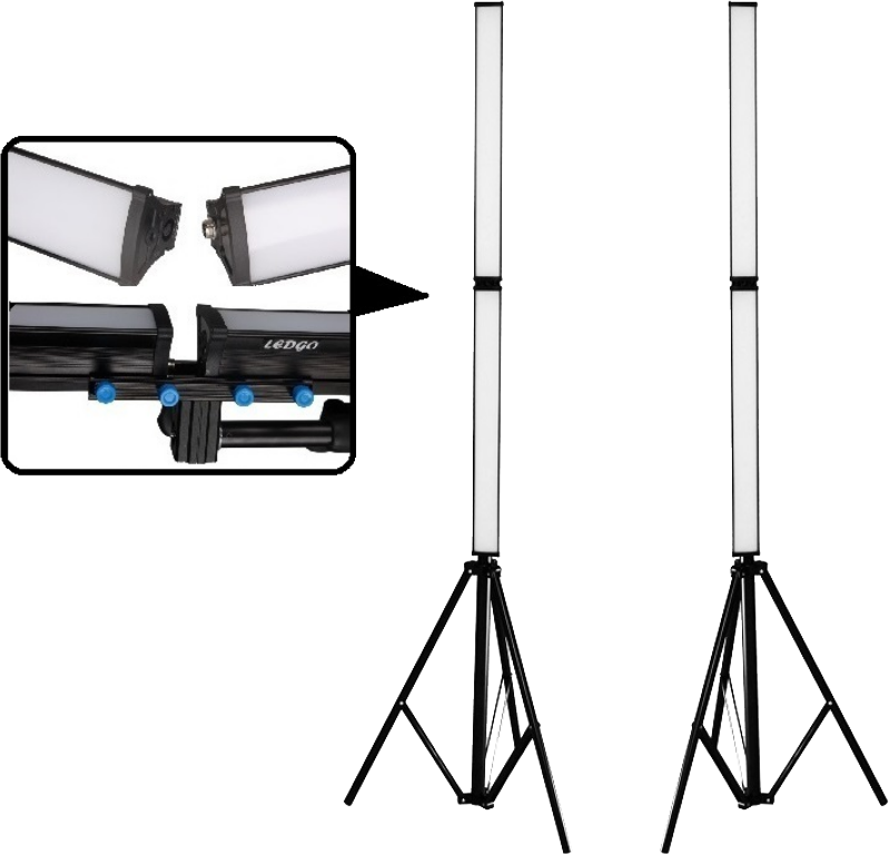 Nanlite T2 adapter for striplight - 2