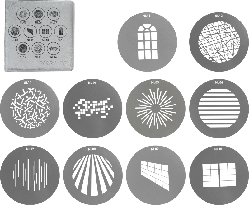Nanlite GOBO Set 1 for PJ-FMM