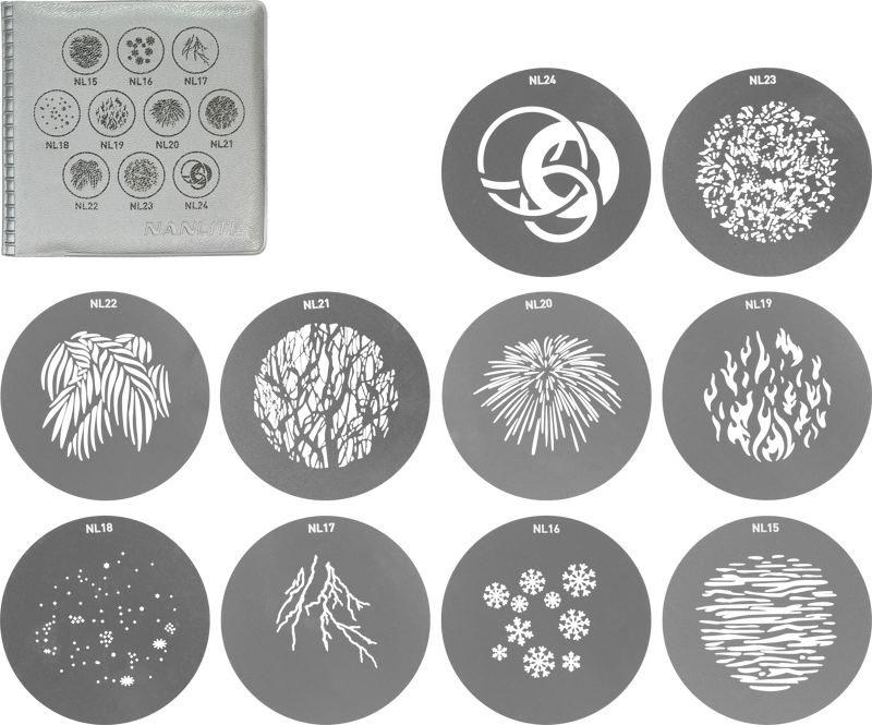 Nanlite GOBO Set 2 for PJ-FMM