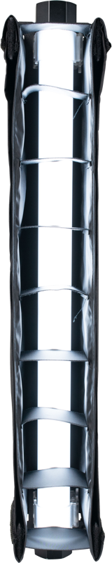 Nanlite Barndoor with eggcrate for Pavotube II 15X - 2