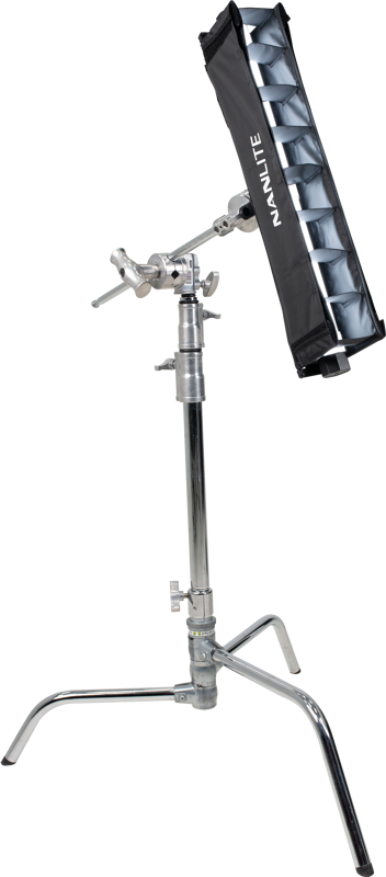 Nanlite Barndoor with eggcrate for Pavotube II 15X - 7