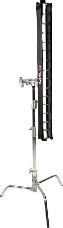 Nanlite Barndoor with eggcrate for Pavotube II 30X - 4