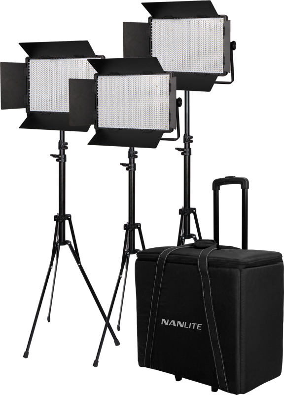 Nanlite Kit Nanlite 3 light kit 900DSA w/Trolley Case & Light Stand - 6