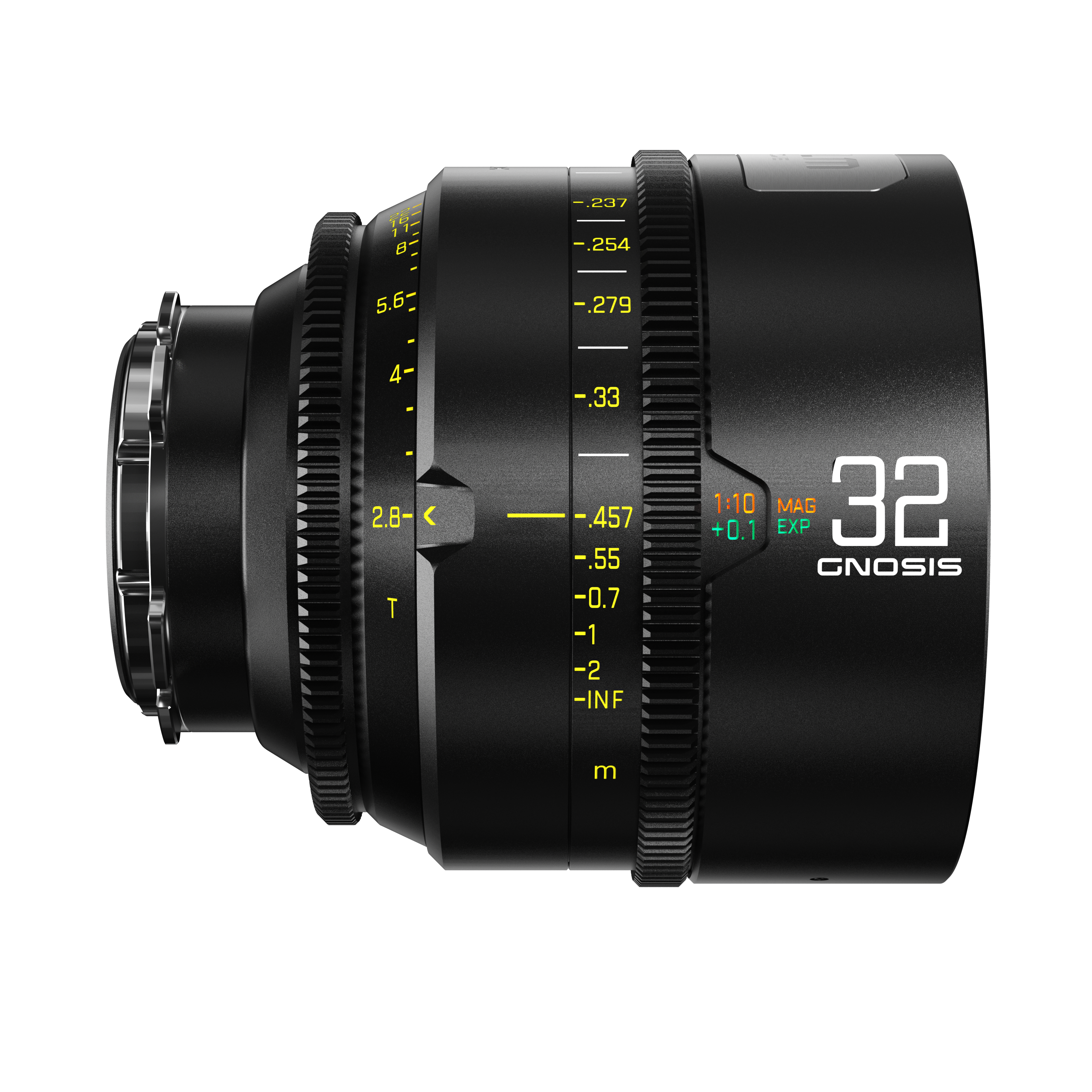 DZOFilm 32mm T2.8 Gnosis Macro Prime Lens (LPL with PL & EF Mounts, Metric) - 2