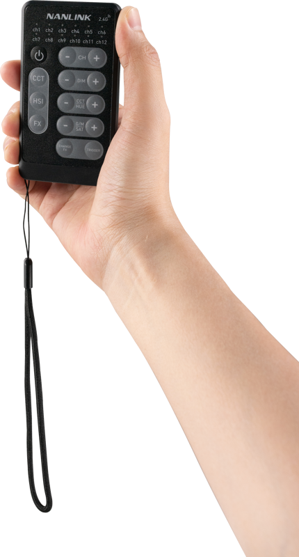 Nanlite WS-RC-C2 RGB Remote control – för filmskapare - 7