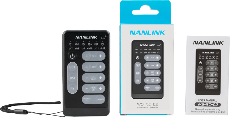 Nanlite WS-RC-C2 RGB Remote control – för filmskapare - 6