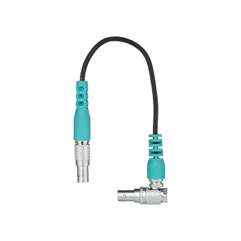 Teradek RT 4-Pin Straight to 4-Pin Right-Angle Motor Cable 20cm