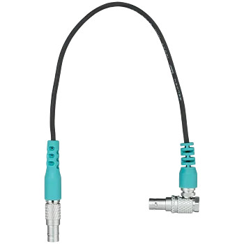 Teradek RT 4-Pin Straight to 4-Pin Right-Angle Motor Cable 30cm