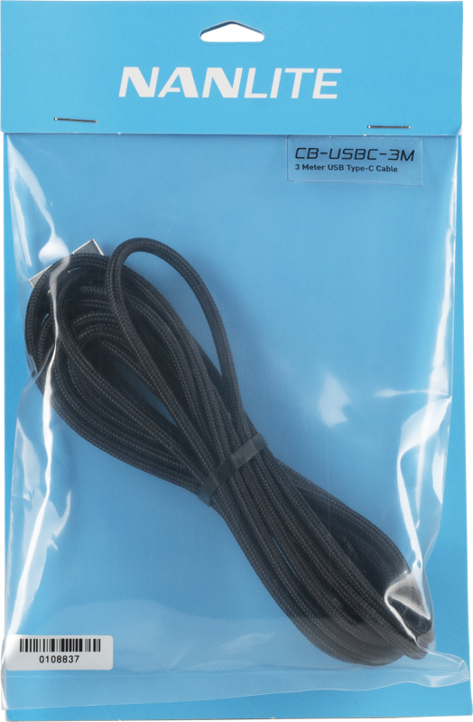 Nanlite USB to USB-C 3 meter connecting cable - 6