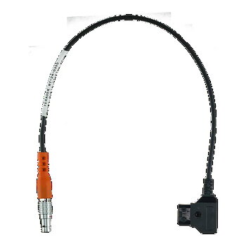 Teradek Straight 2-Pin to Right-Angle D-Tap Cable 40cm