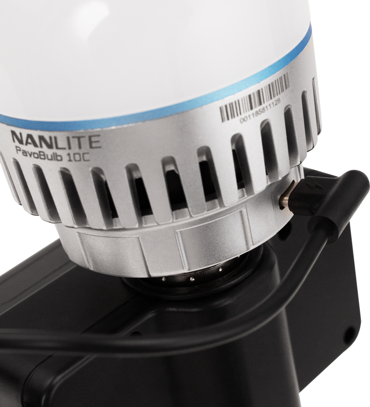 Nanlite NPF Battery Adapter with E27 Head - 6