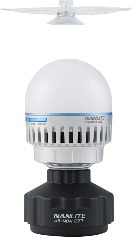 Nanlite Bouncer with Suction Cup for Light Bulb – för filmskapare - 5