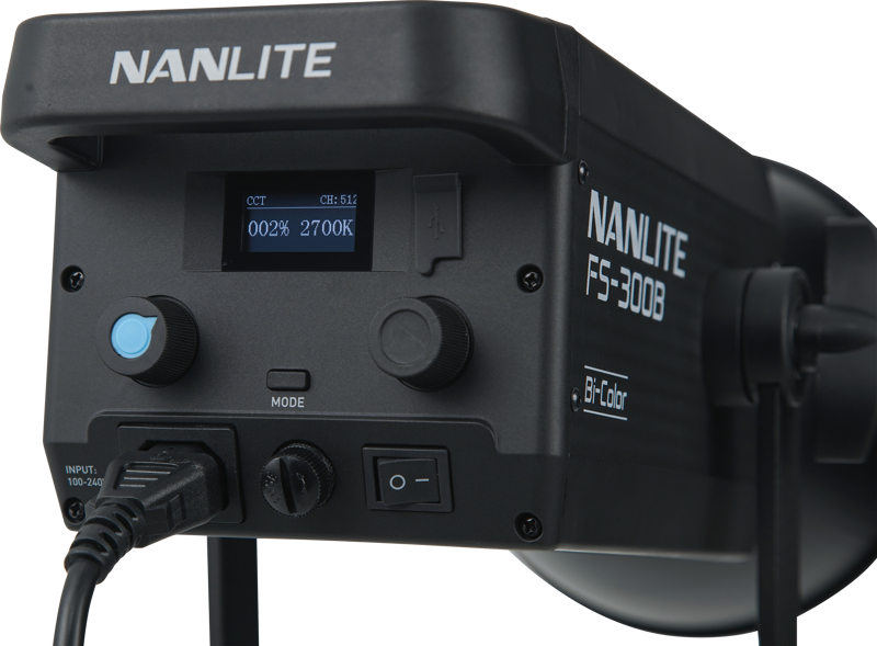 Nanlite FS-300B LED Bi-color Spot Light - 9