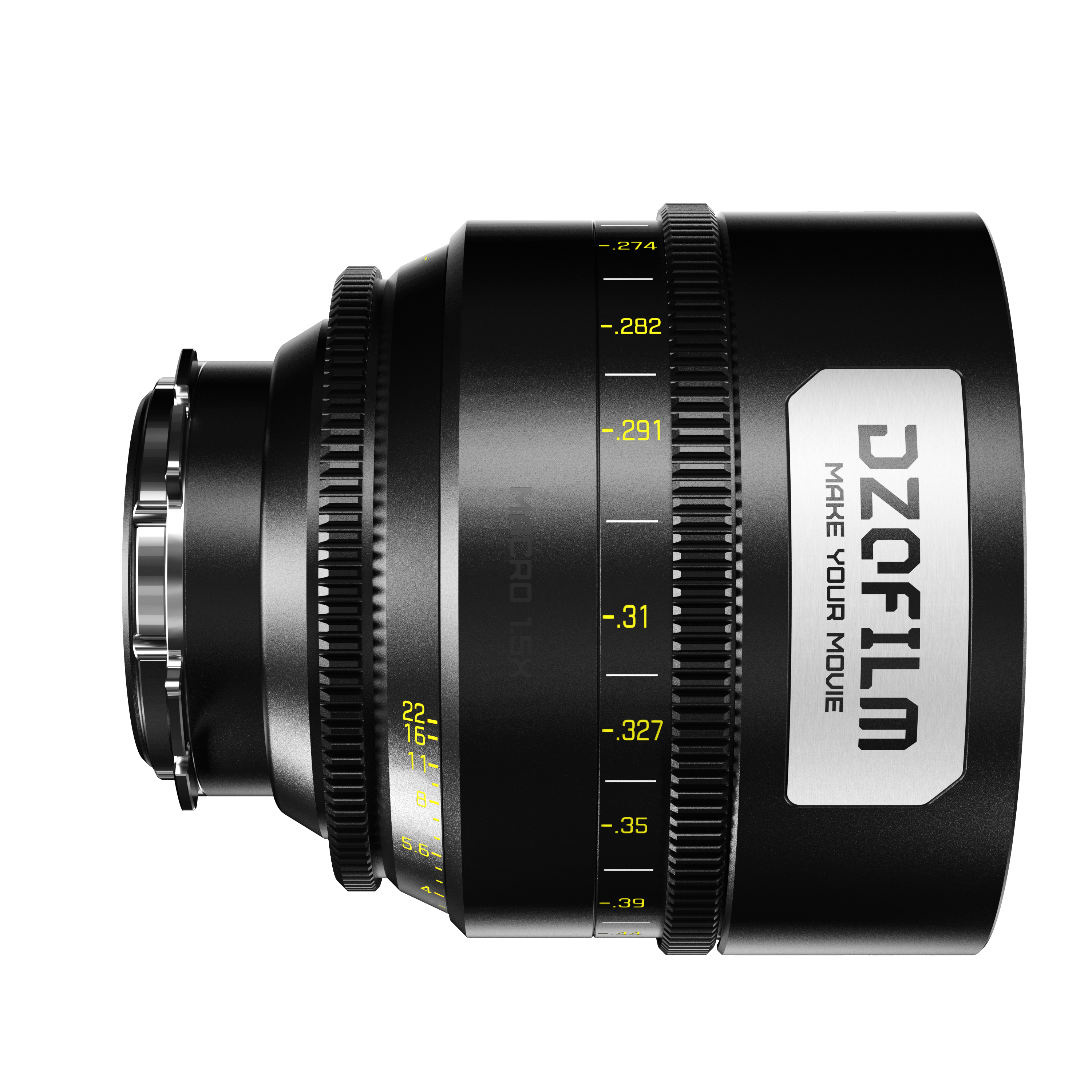 DZOFilm 90mm T2.8 Gnosis Macro Prime Lens (LPL with PL & EF Mounts, Metric) - 3